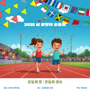 봄 운동회 홍보