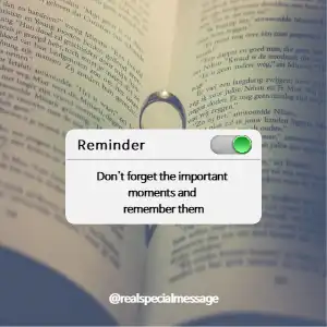 reminder