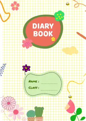 diary book cover