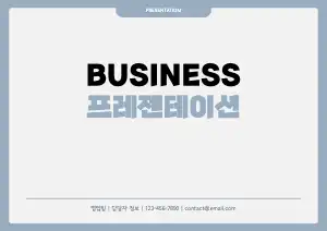 비즈니스 프레젠테이션