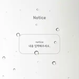 notice 인스타 타입