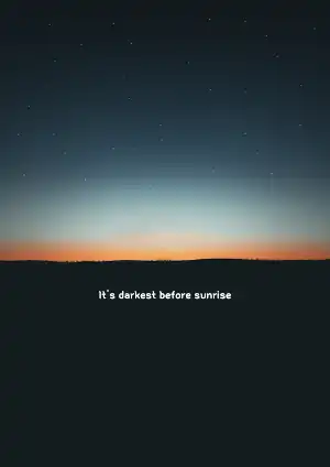 새벽 모습 포스터