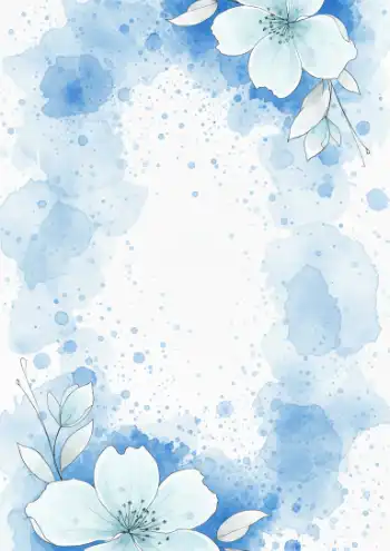 blue flower background