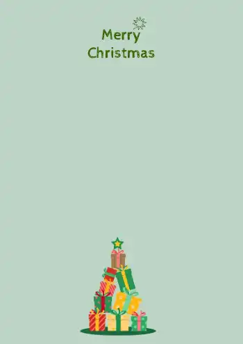 크리스마스 배경 포스터 : 1page