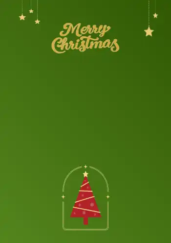 심플 크리스마스 배경 포스터 : 1page