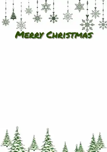 초록 크리스마스 배경 포스터