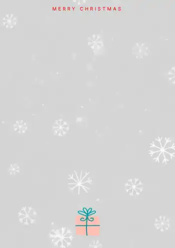 회색 크리스마스 배경 포스터 : 1page